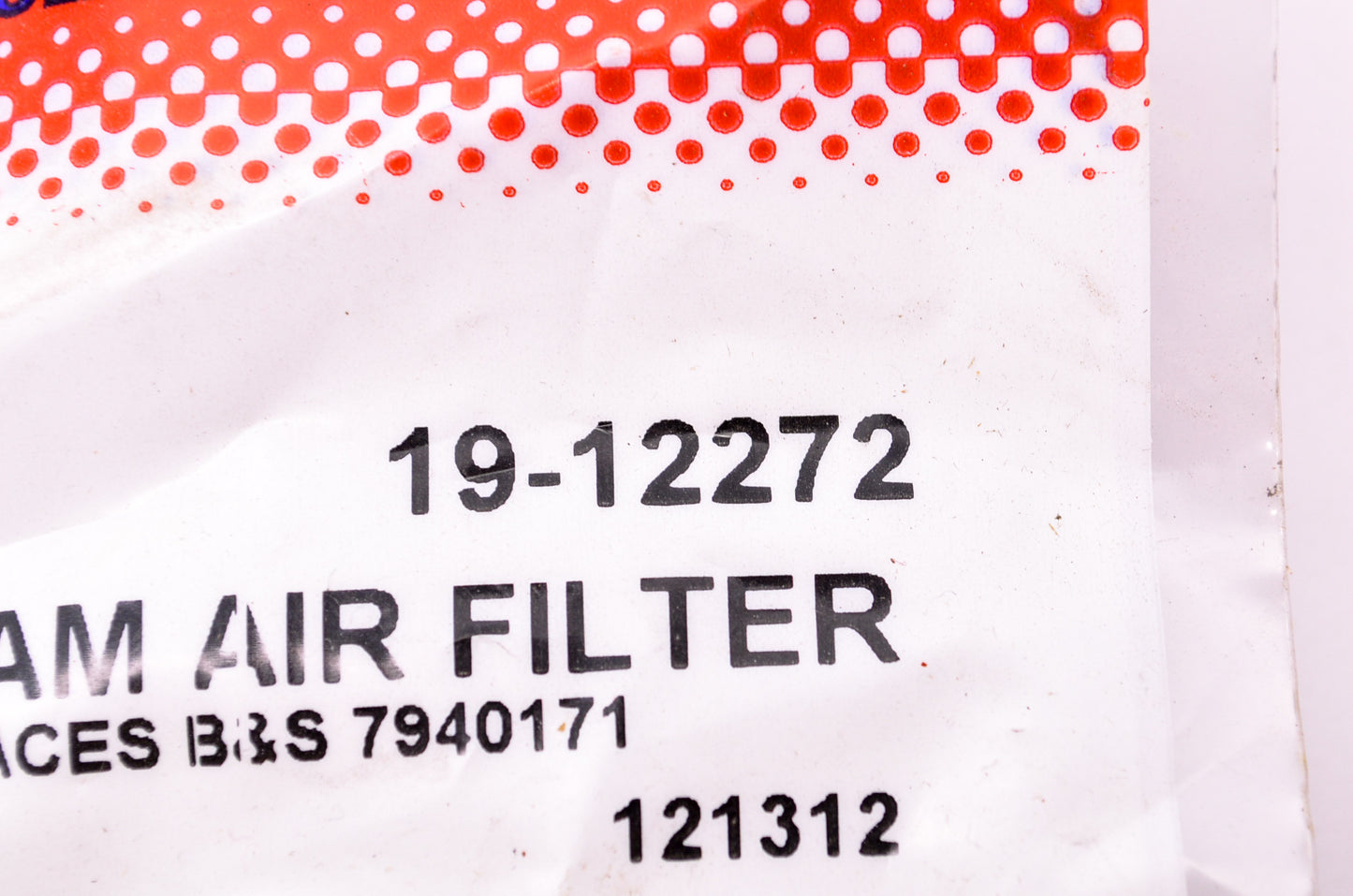 Rotary 19-12272 Foam Air Filter NOS