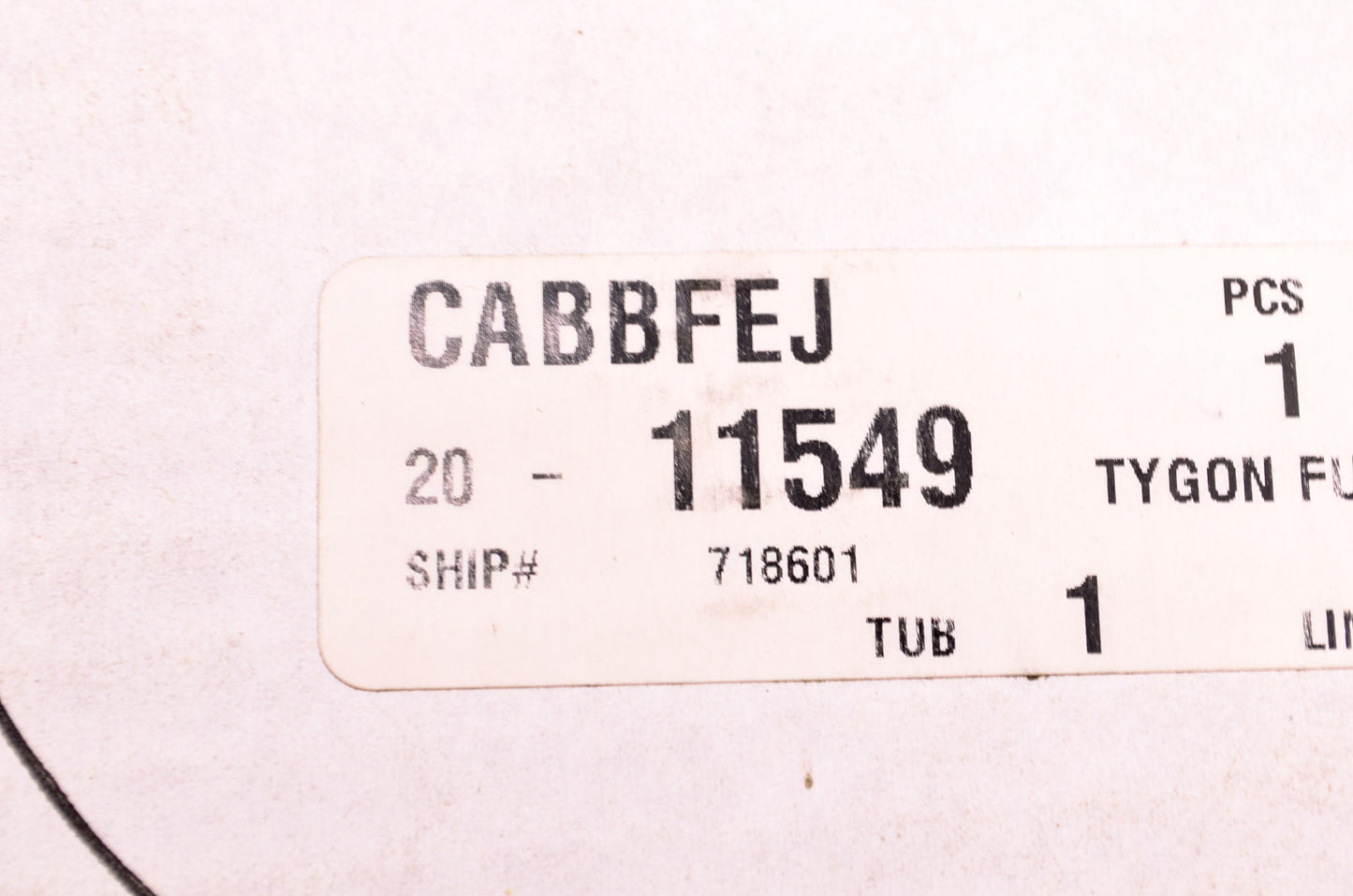 Rotary 20-11549 Fuel Line 18' NOS