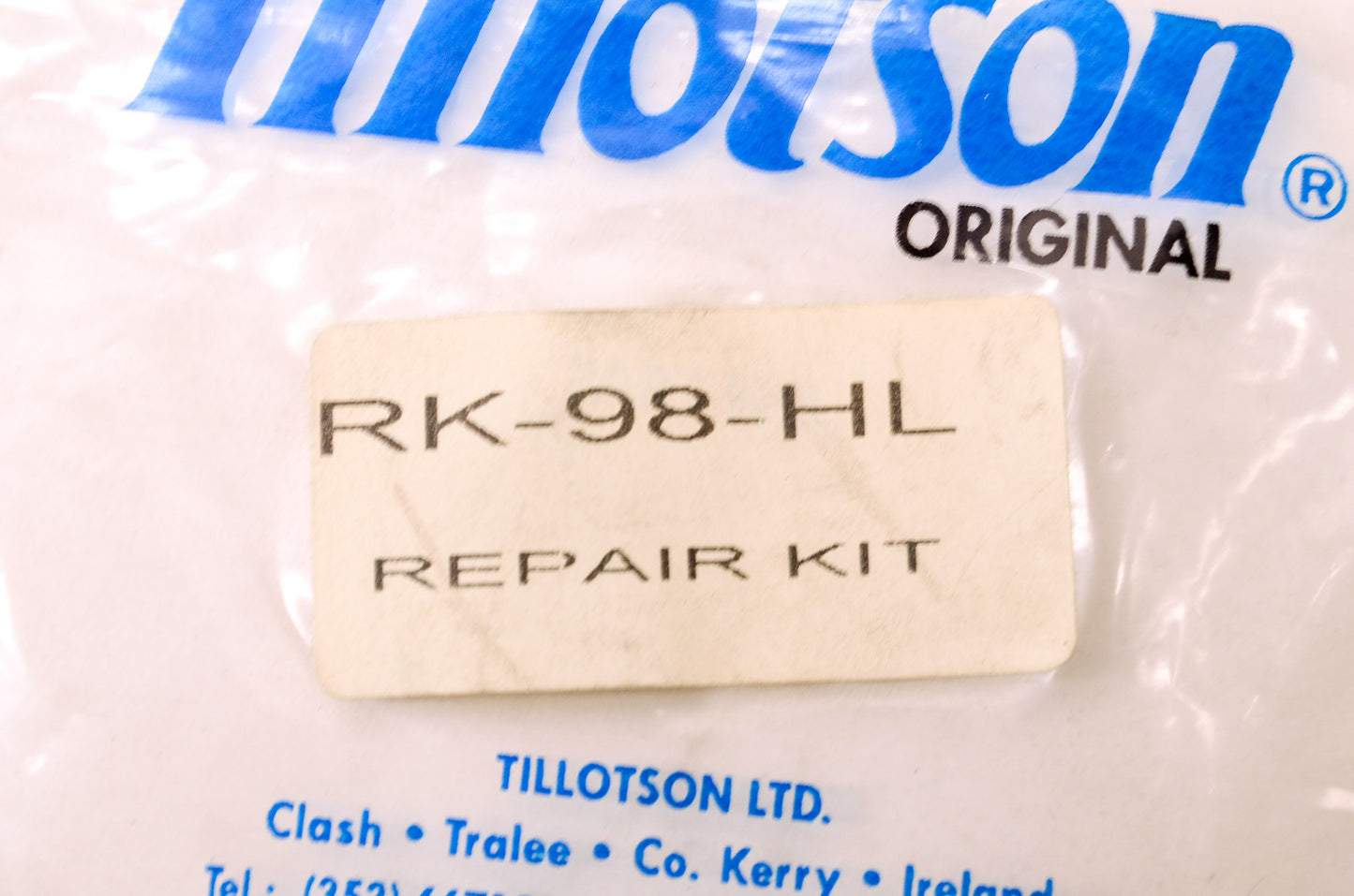 New Tillotson Repair Kit NOS