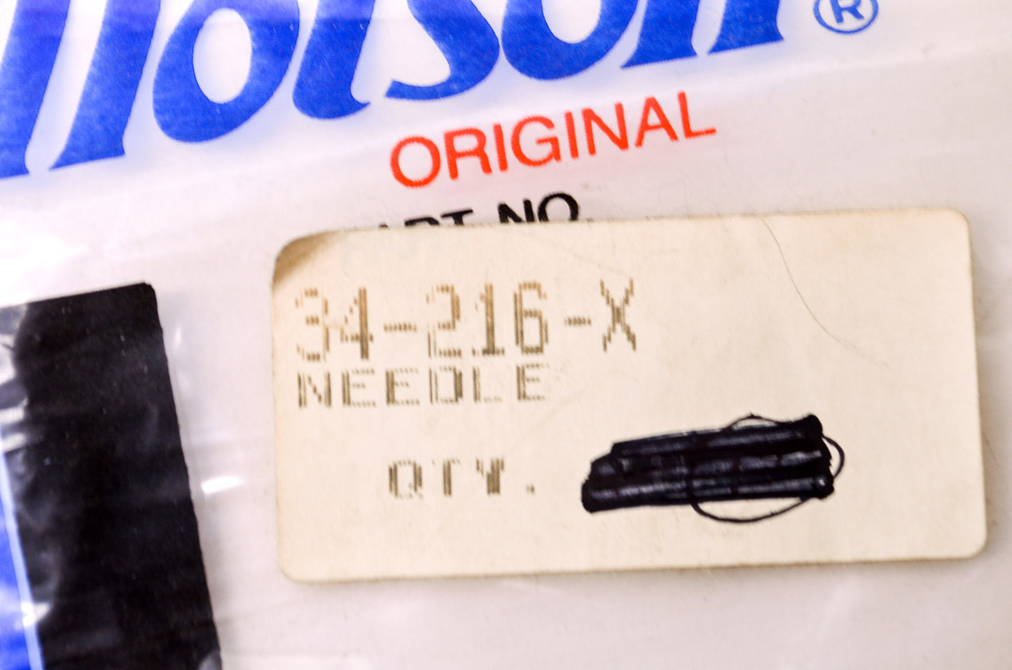 Tillotson 34216, 34-216-X Needle NOS