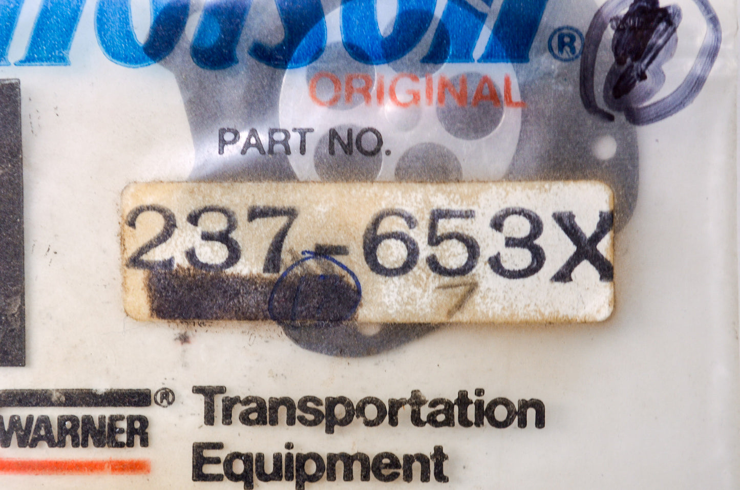 Tillotson 237-653 Carburetor Diaphragm NOS