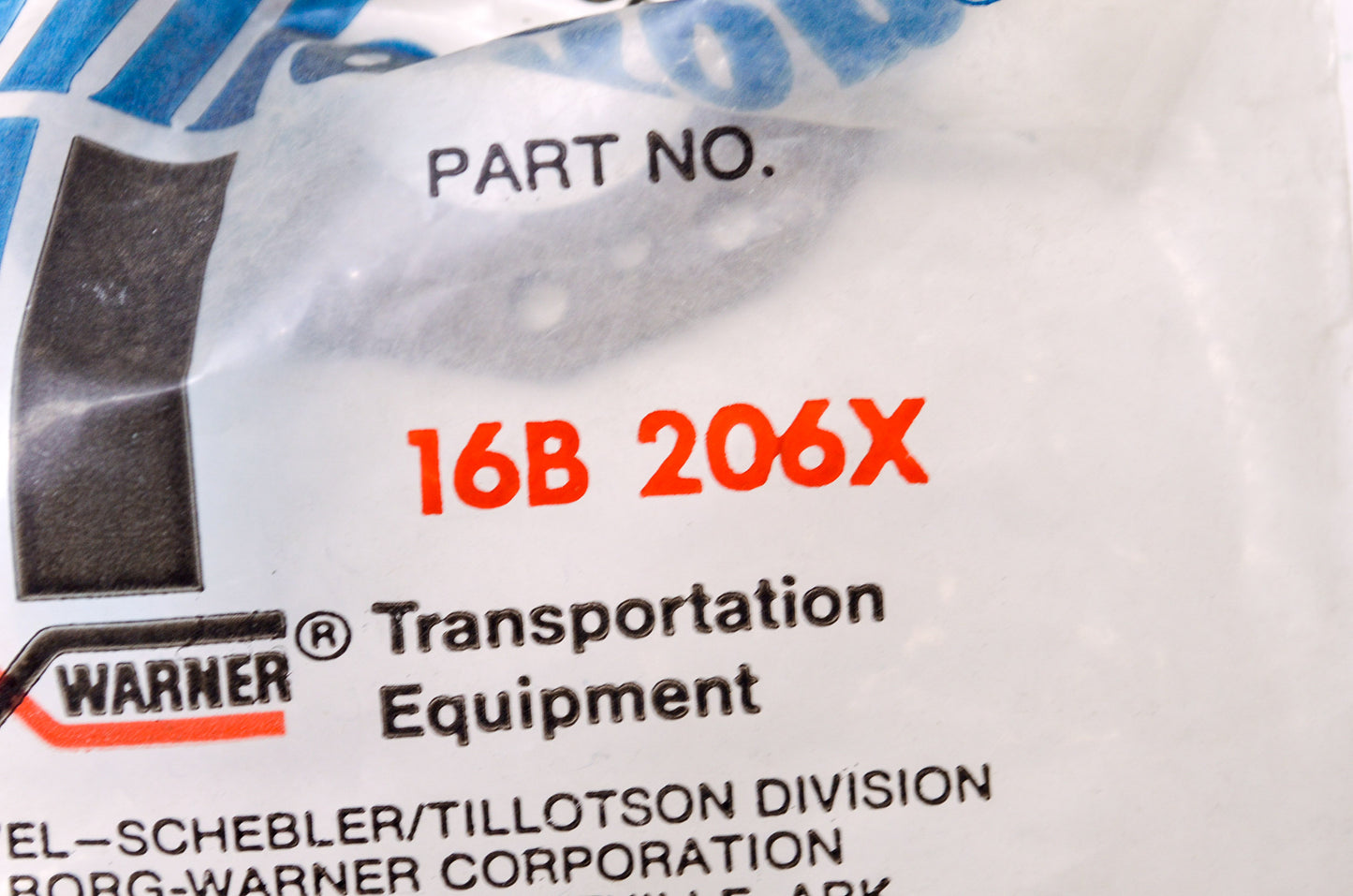 Tillotson 16B206 Intake Gasket Qty 2 NOS