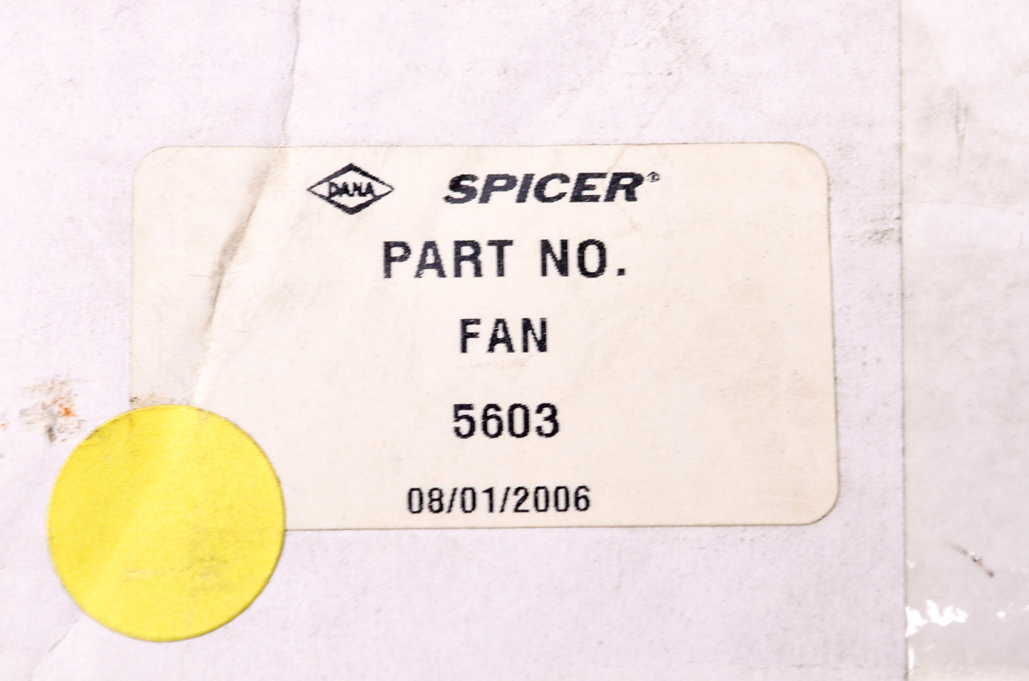 New Spicer Fan NOS