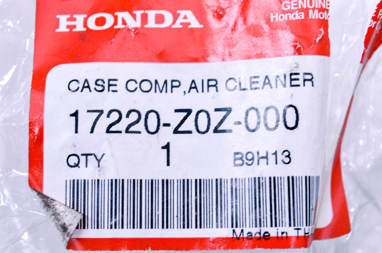 OEM Honda 17220-Z0Z-000 Air Cleaner Case NOS