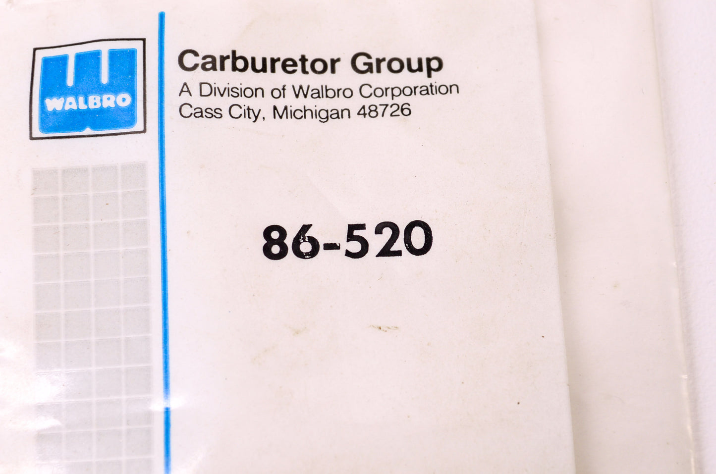 New Walbro Check Valve Kit NOS