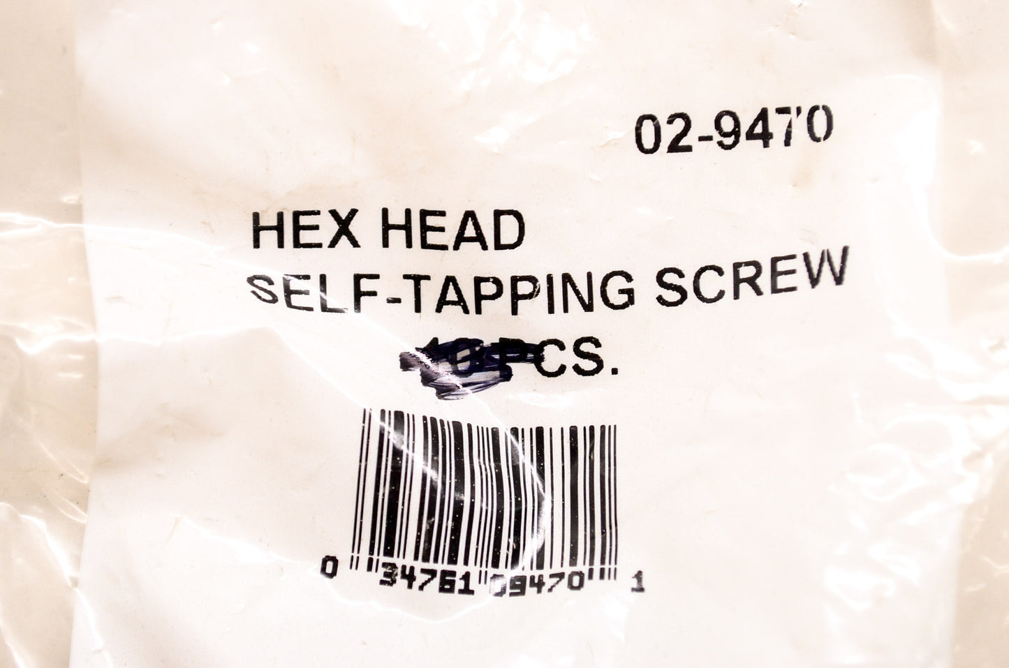 Rotary 02-9470, 9470 Hex Head Self Tapping Screw Qty 2 NOS