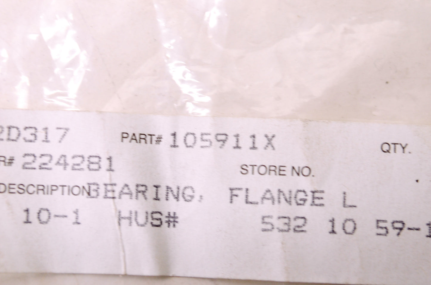 Flange Bearing NOS