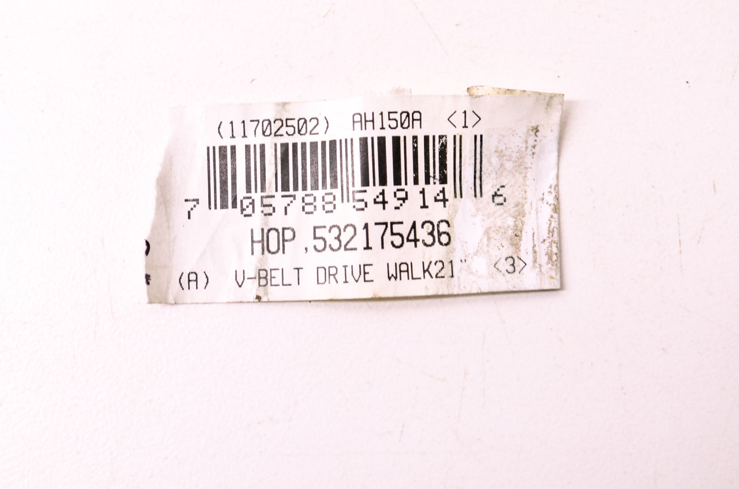 New AYP Drive V Belt NOS
