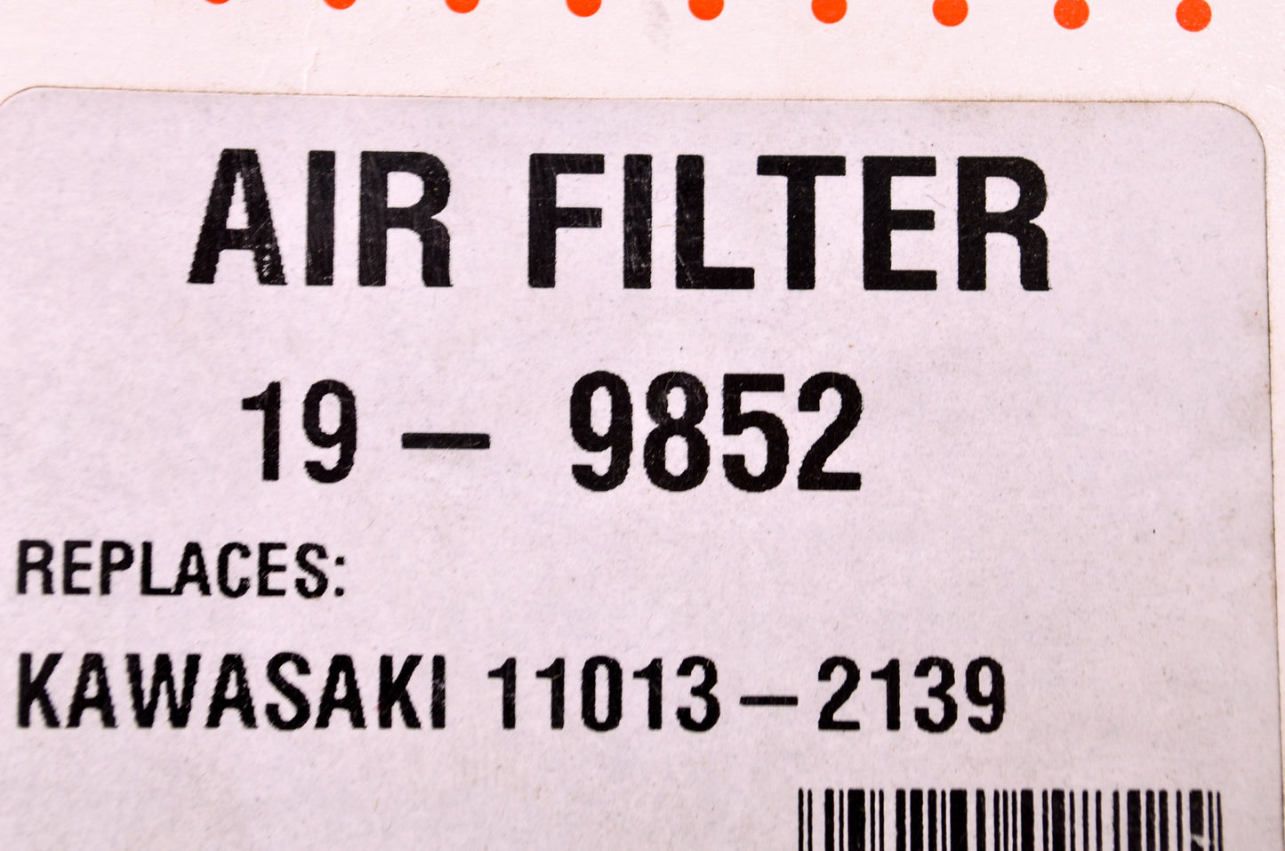 Rotary 19-9852 Air Filter NOS