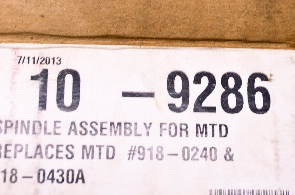 Rotary 10-9286 Spindle Assembly NOS