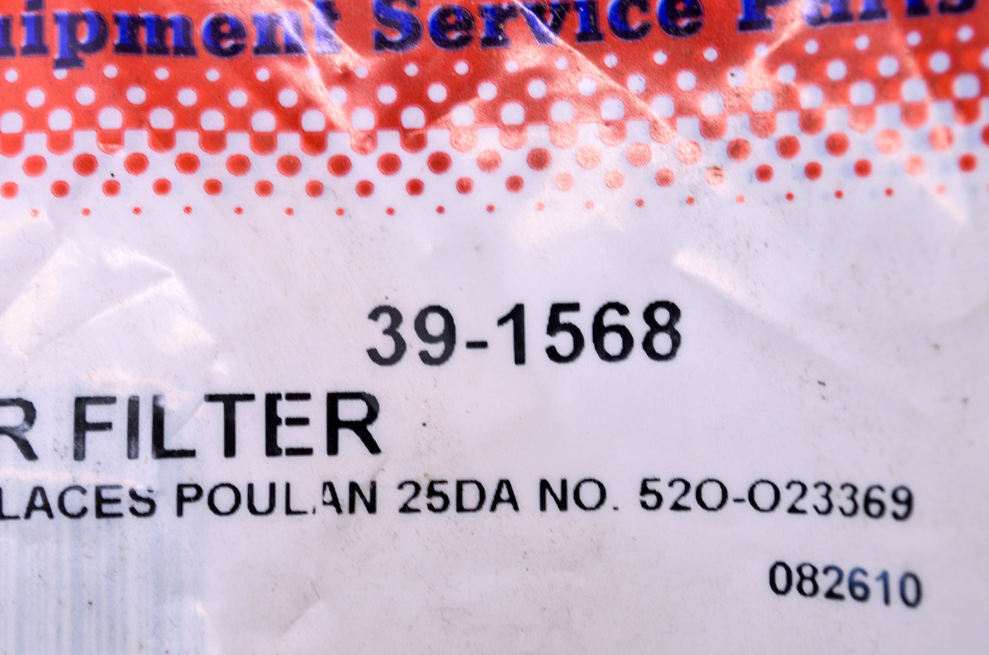 Rotary 39-1568 Air Filter NOS