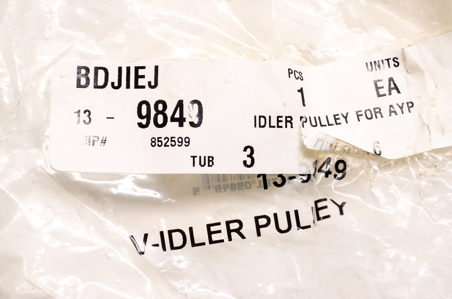 New Rotary V-Idler Pulley AYP NOS