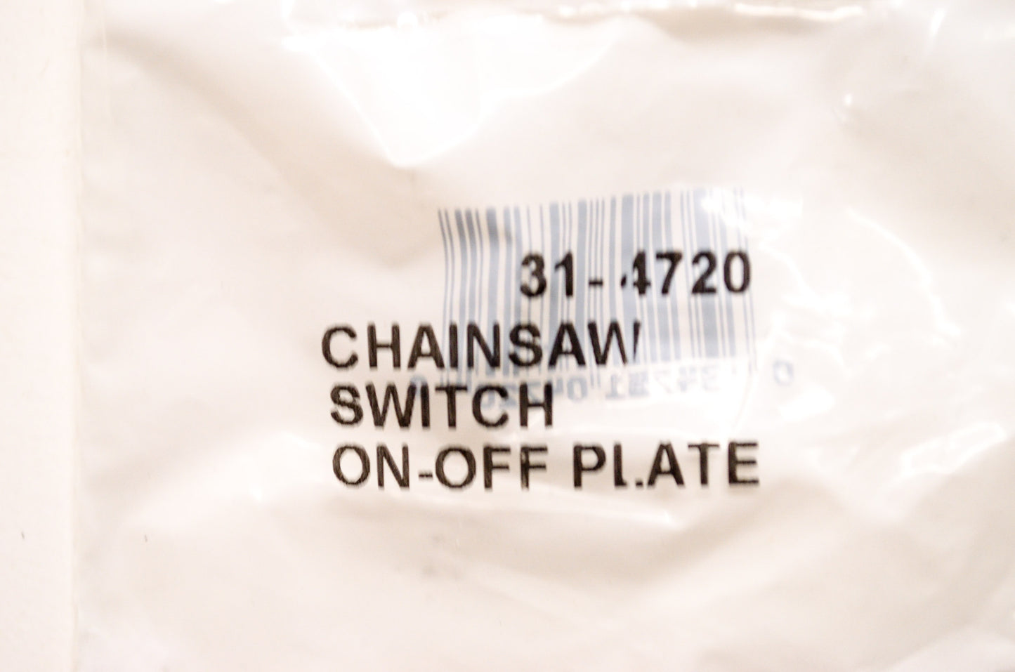 New Rotary Chainsaw On Off Plate Switch Assembly NOS