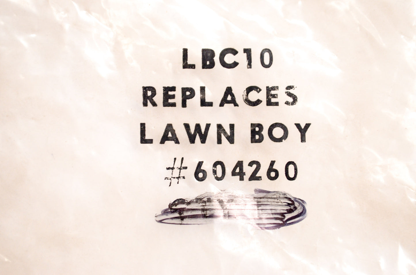 Lawnboy LBC10, 604260 Retainer Clip Qty 2 NOS