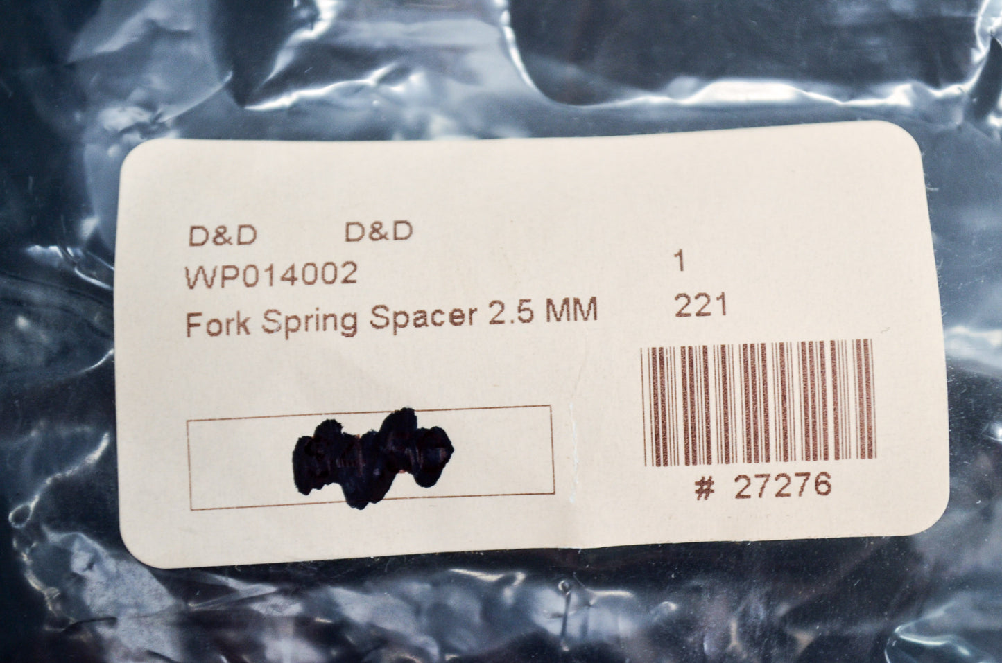 OEM KTM WP014002 Fork Spacer 2.5mm NOS