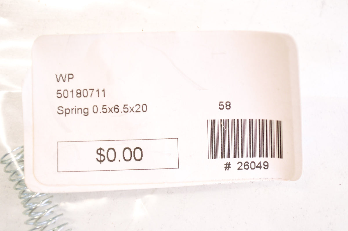 OEM KTM 50180711 Spring 0.5x6.5x20 NOS