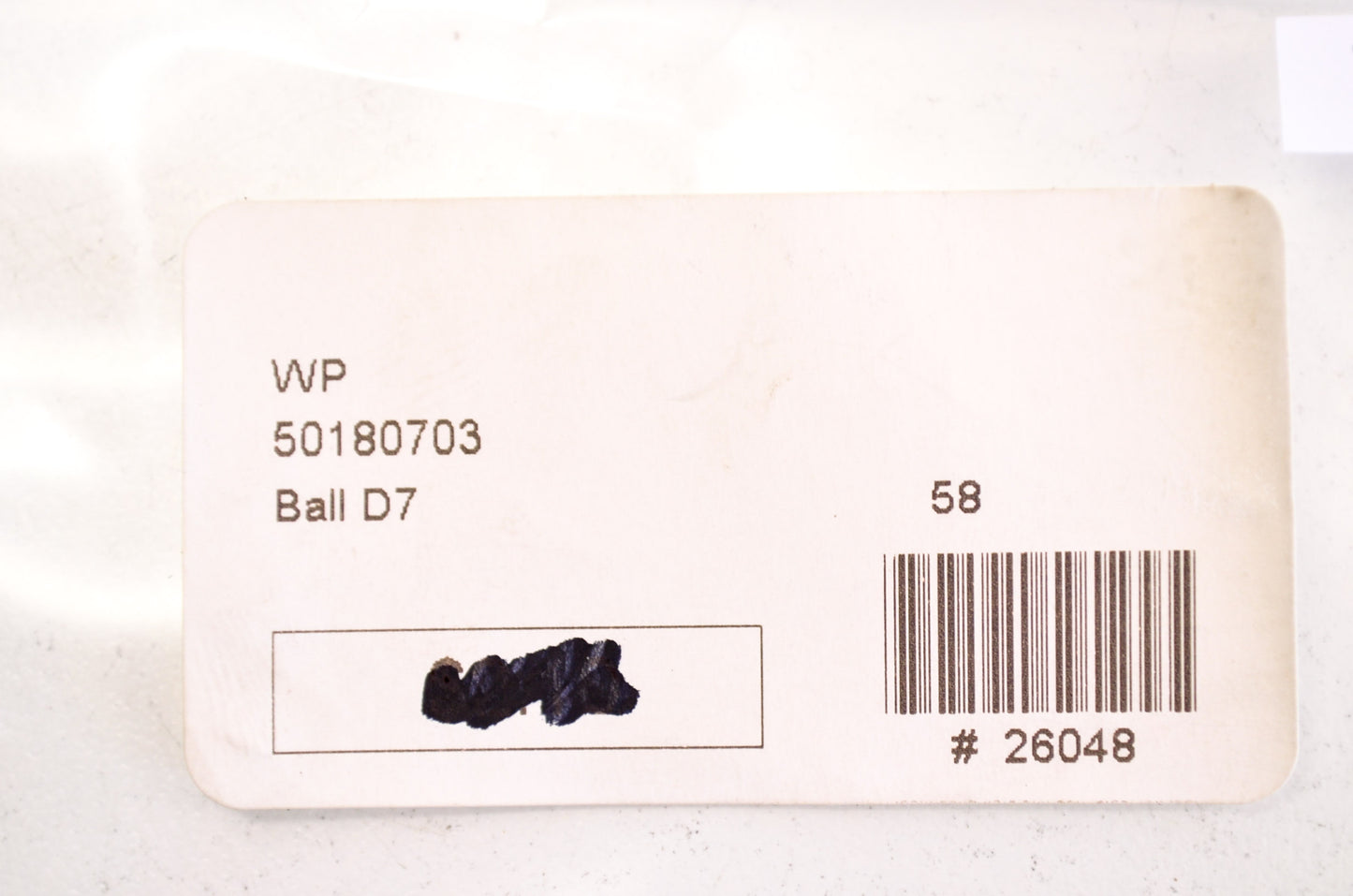 Steel Ball D7 NOS
