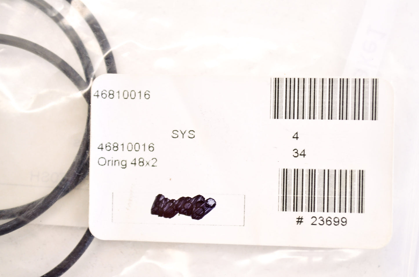 OEM KTM 46810016 O-Ring NBR 48X2 NOS