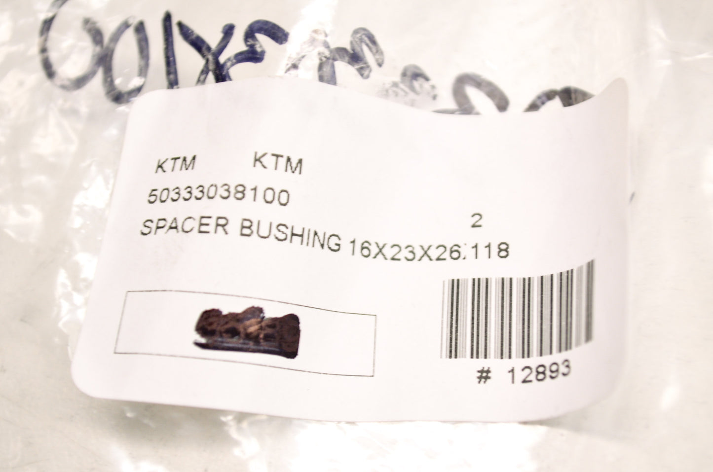OEM KTM 50333038100 Spacer Bushing 16x23x26x6.1 NOS