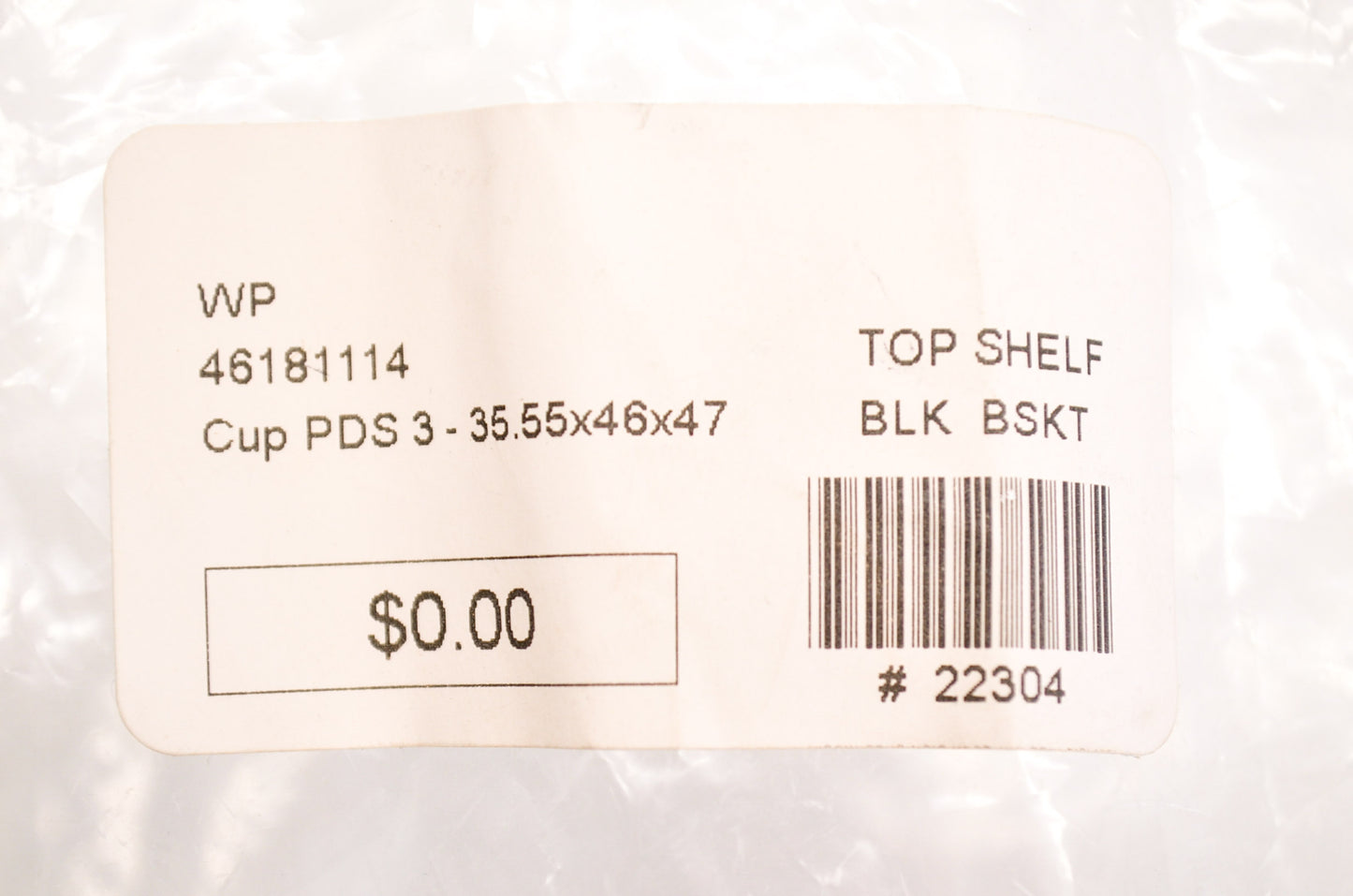 OEM KTM 46181114 Cup 35.55x46x47 NOS