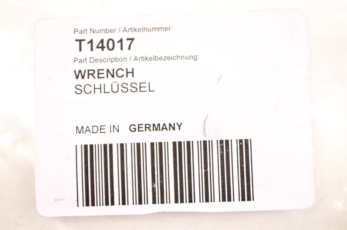 OEM KTM T14017 Spanner Wrench NOS