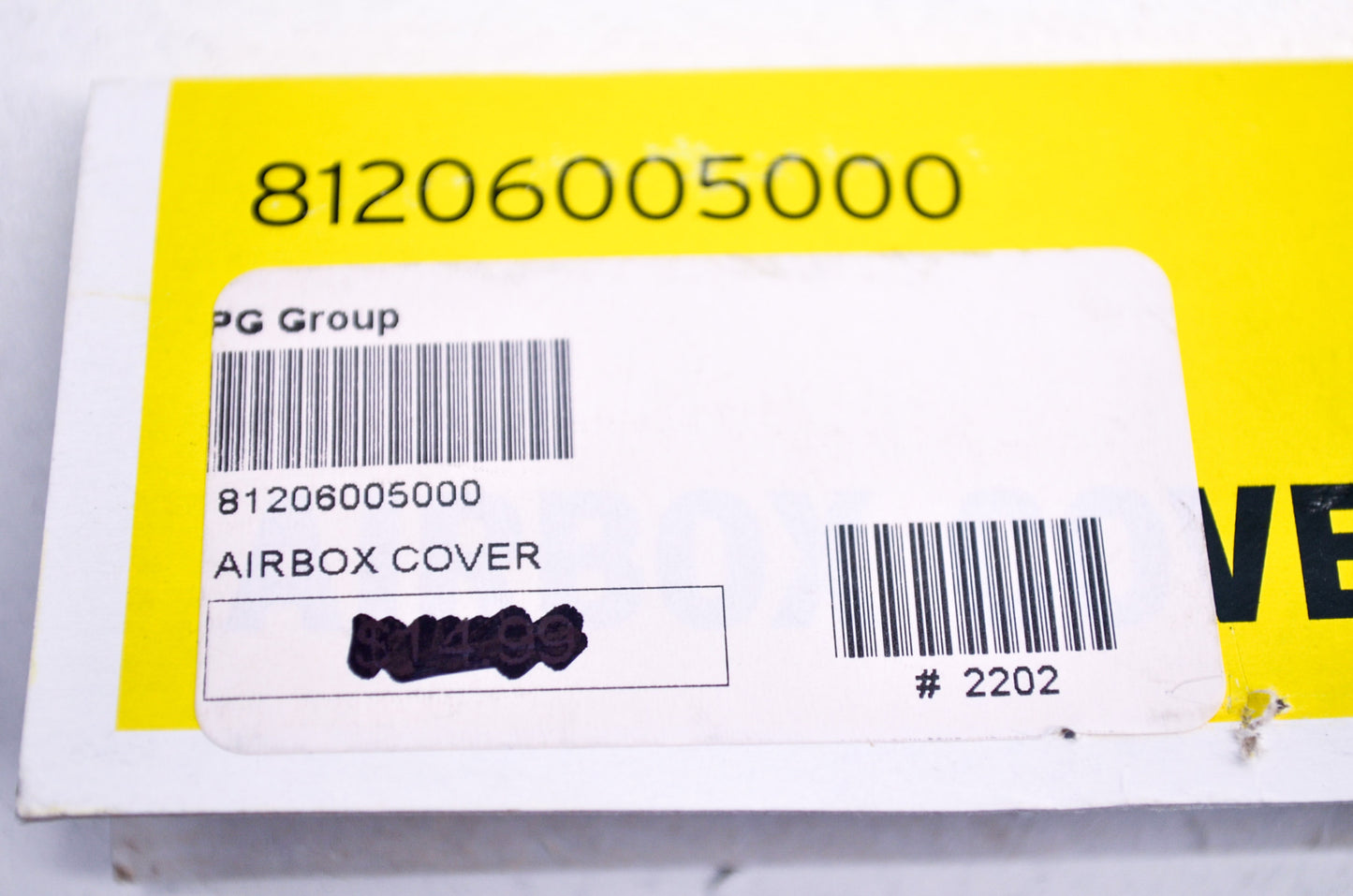 OEM KTM 81206005000 Airbox Cover NOS