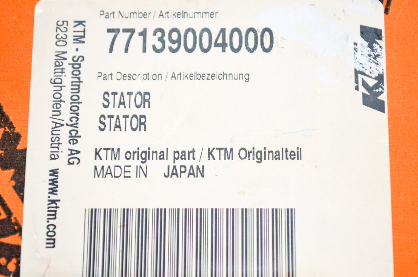 Stator NOS