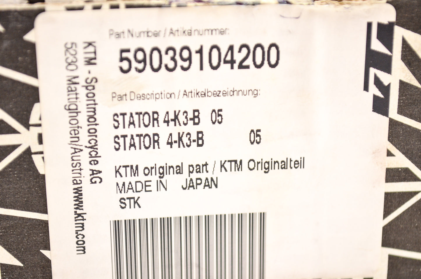 New OEM KTM Stator NOS