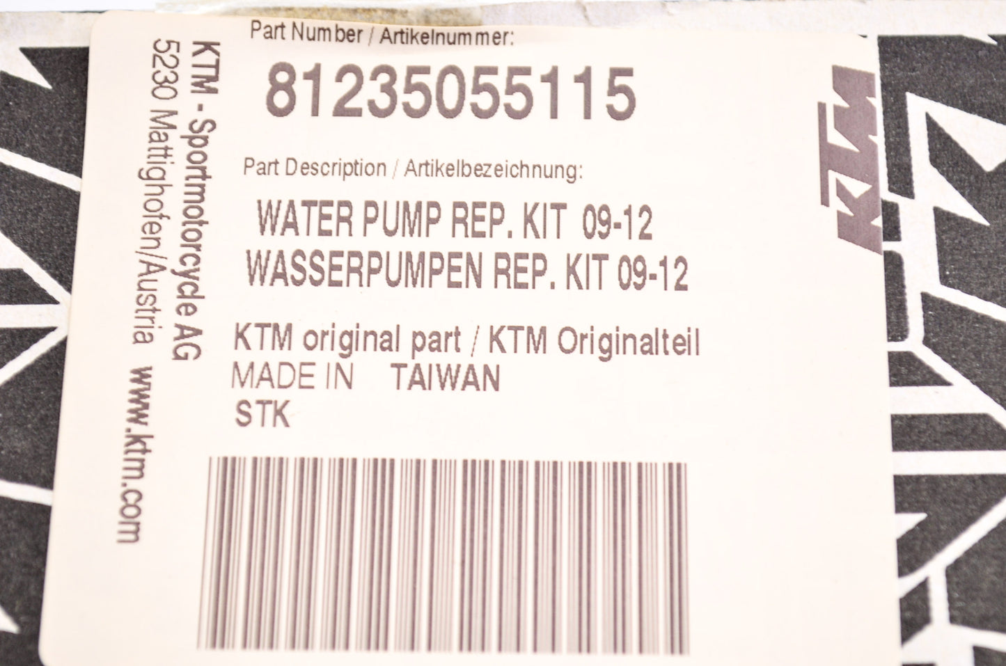 New OEM KTM Water Pump Repair Kit NOS