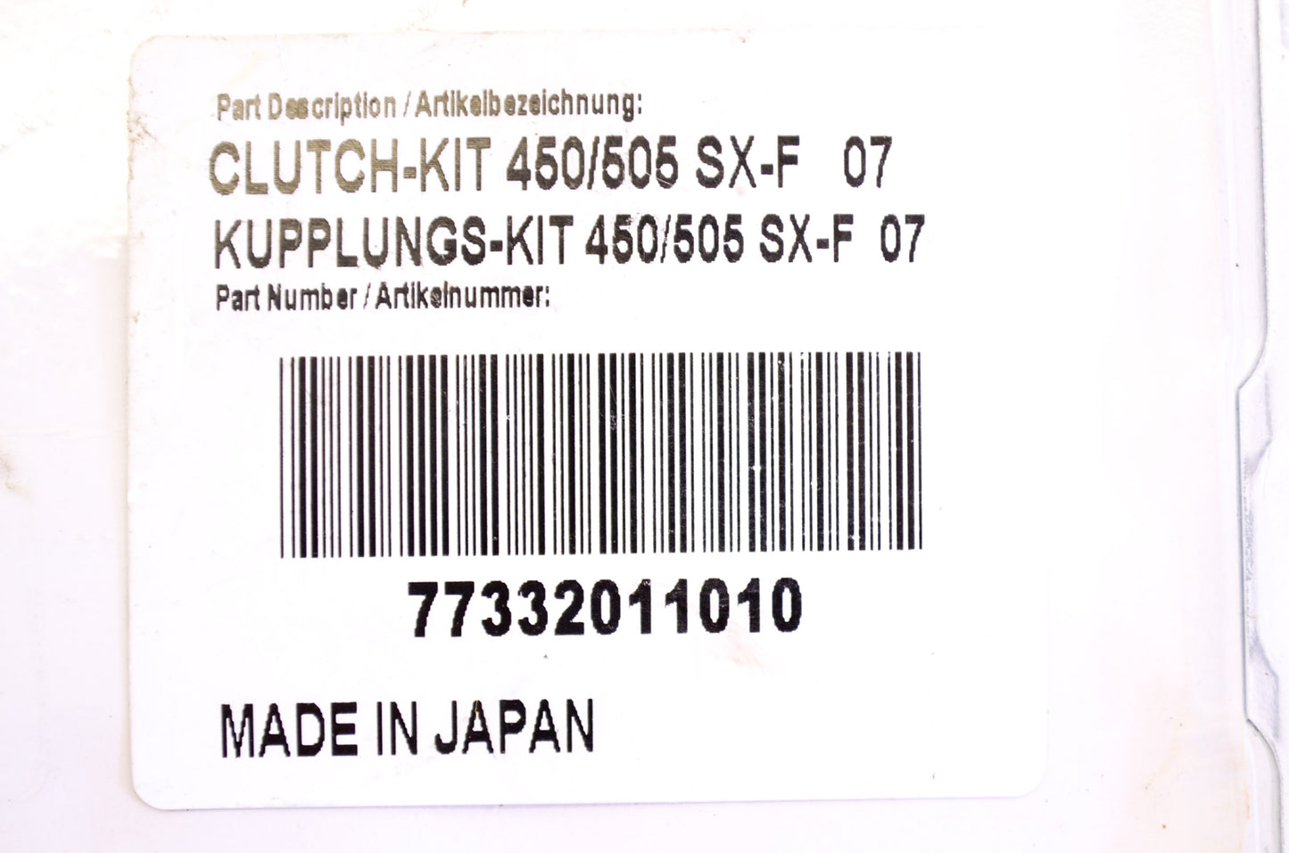 OEM KTM 77332011010 Clutch Kit NOS