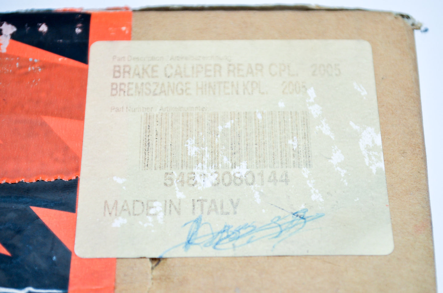 OEM KTM 54813080144 Rear Brake Cable NOS
