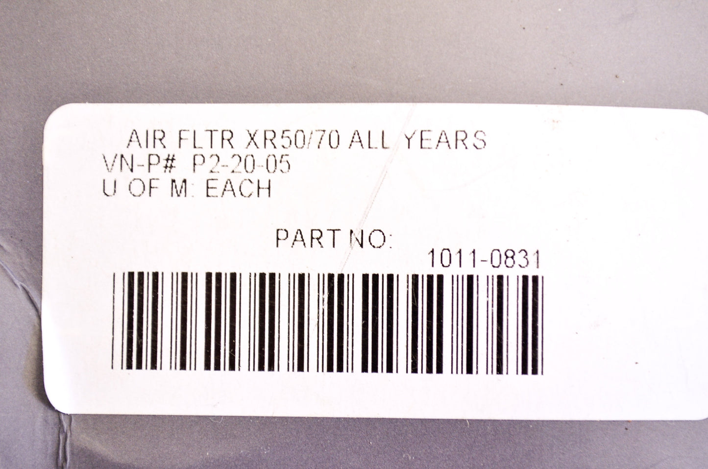 Pre-Oiled Air Filter XR 50 70 NOS