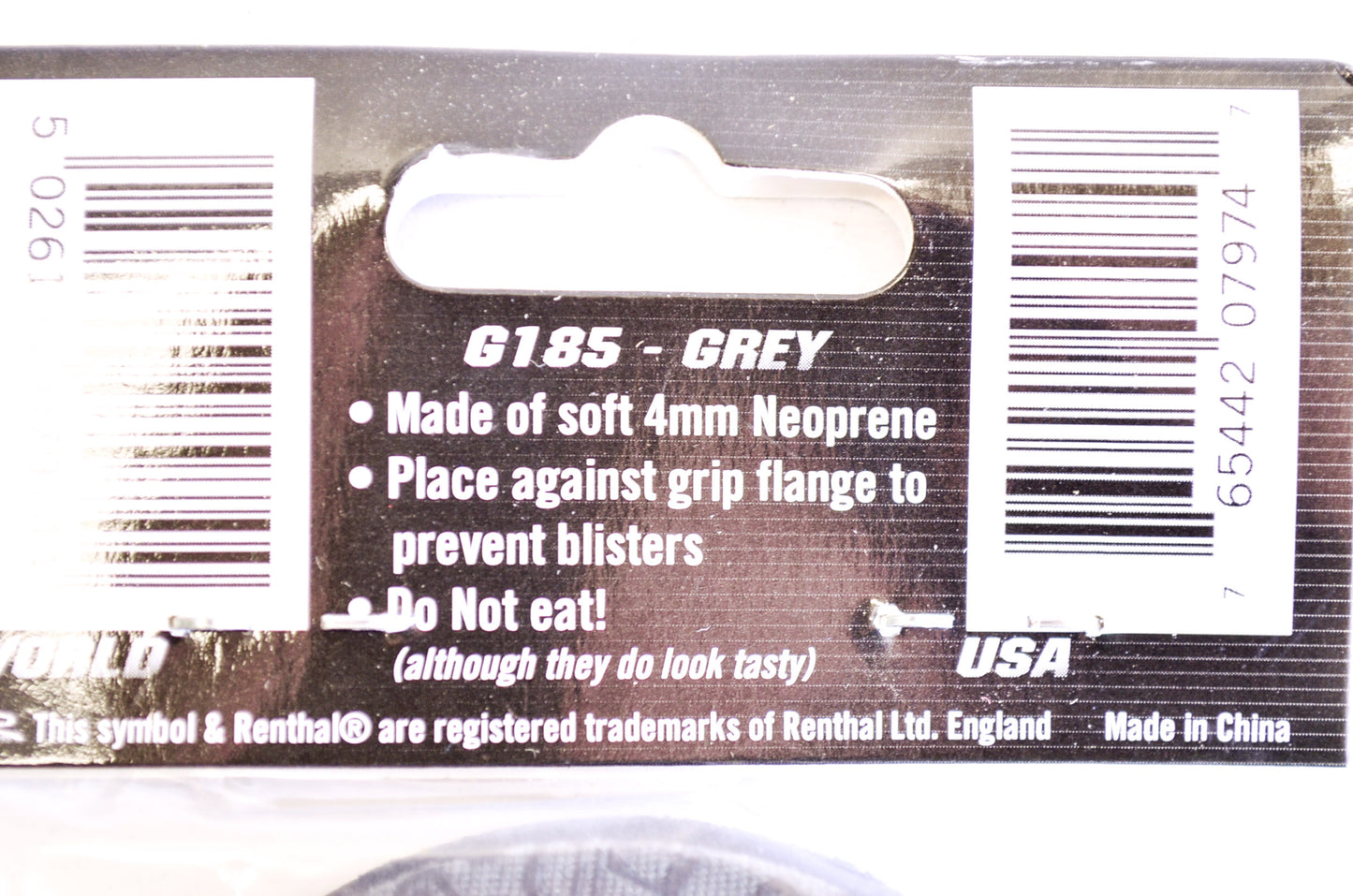New Renthal Grey Grip Donuts QTY 2 NOS