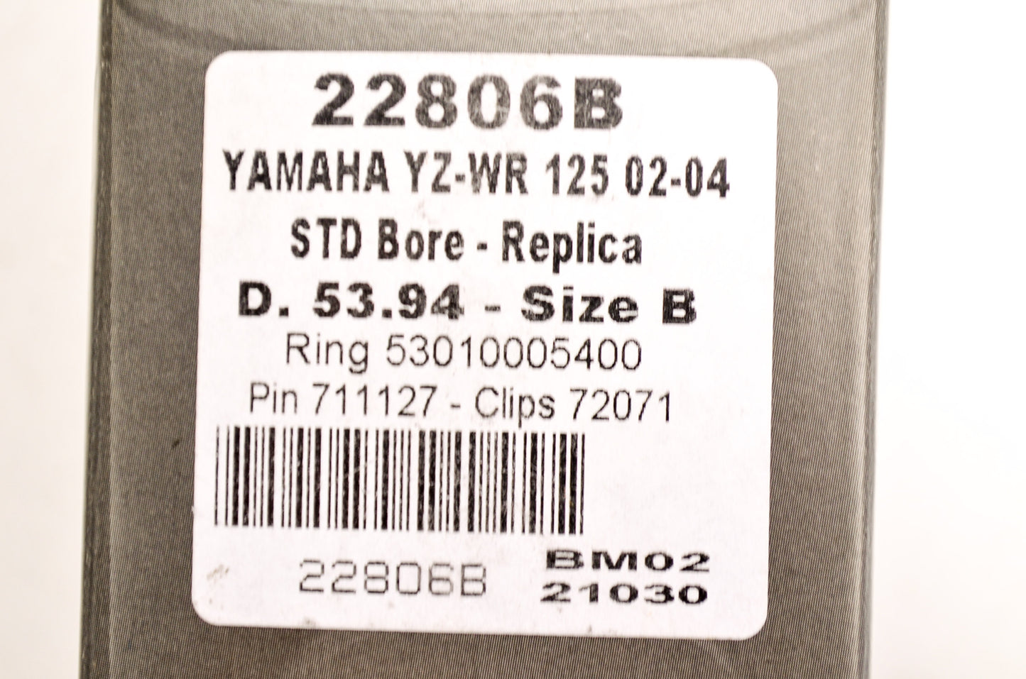 Piston Kit YZ WR 125 NOS