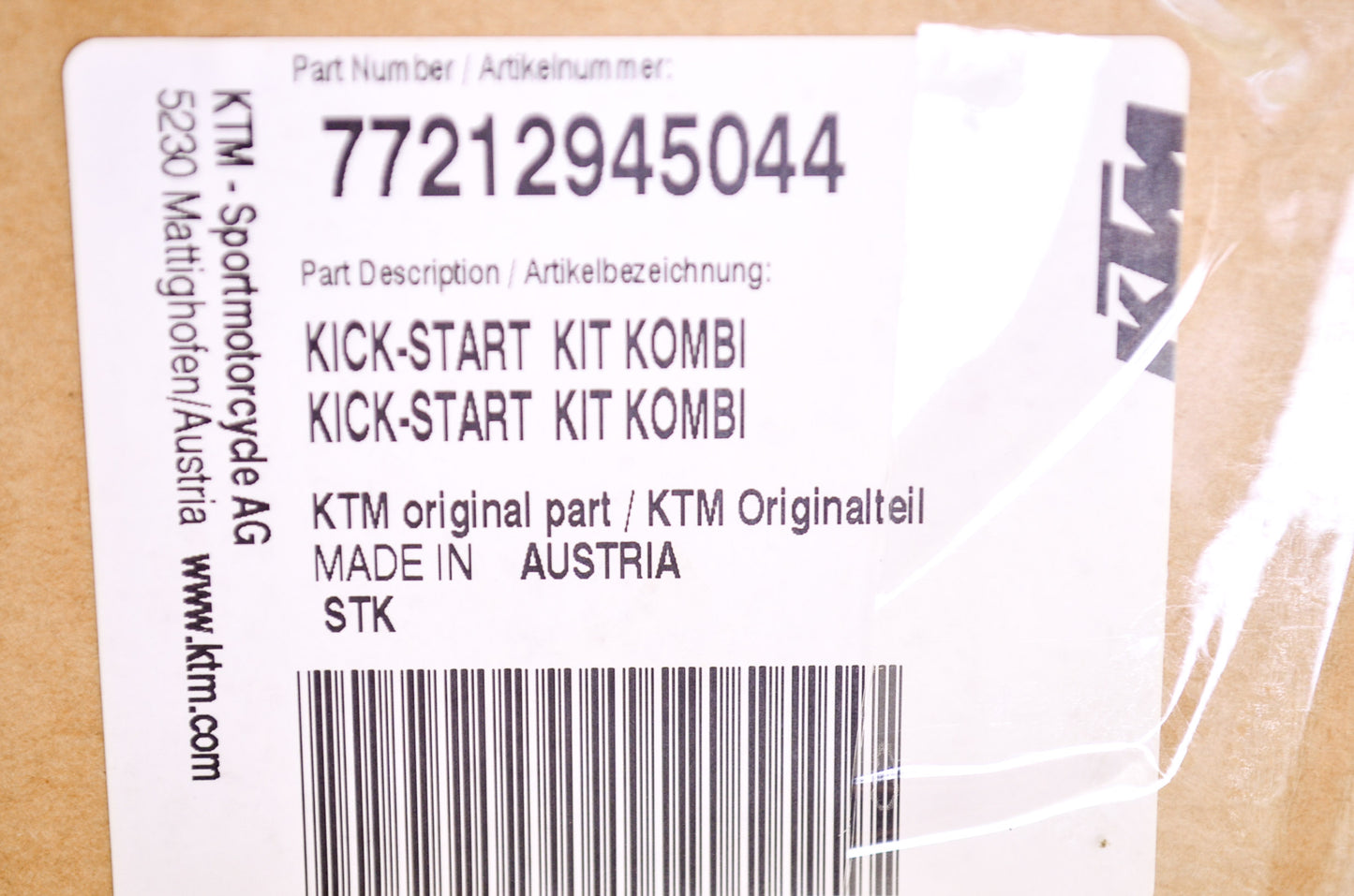 Electric Kickstarter Kit NOS