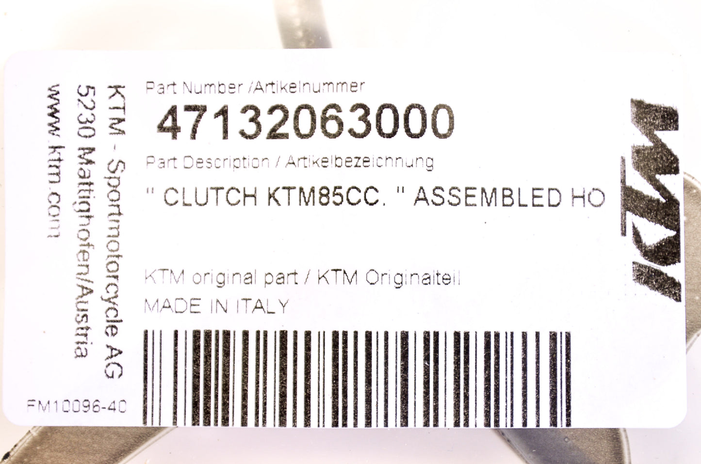 Clutch Pipe NOS
