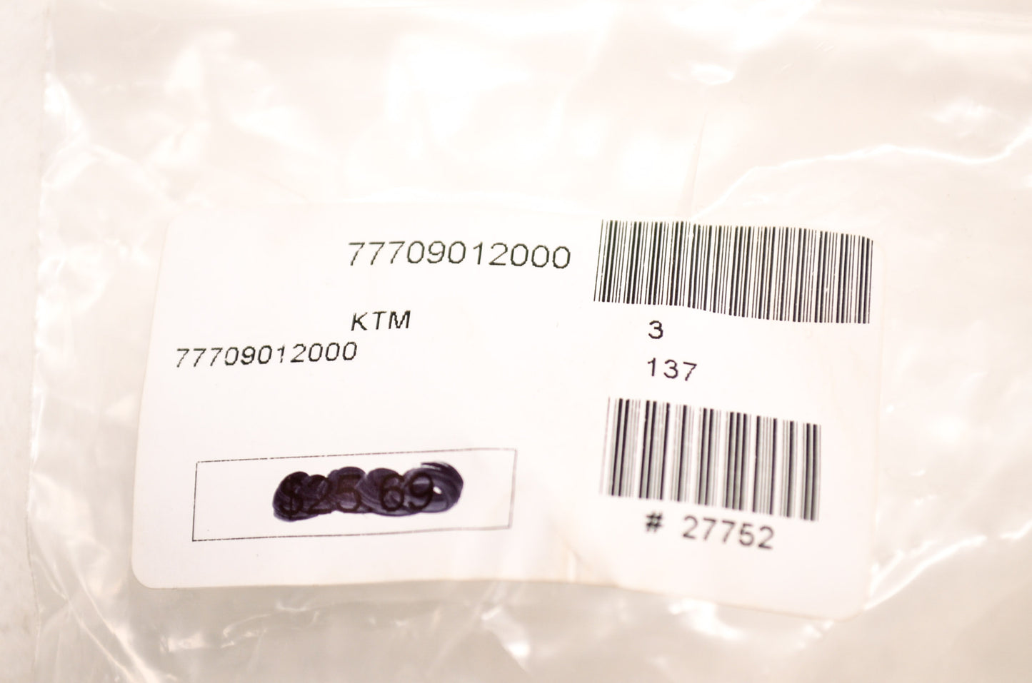 New OEM KTM Front Wheel Spacer Bushing NOS