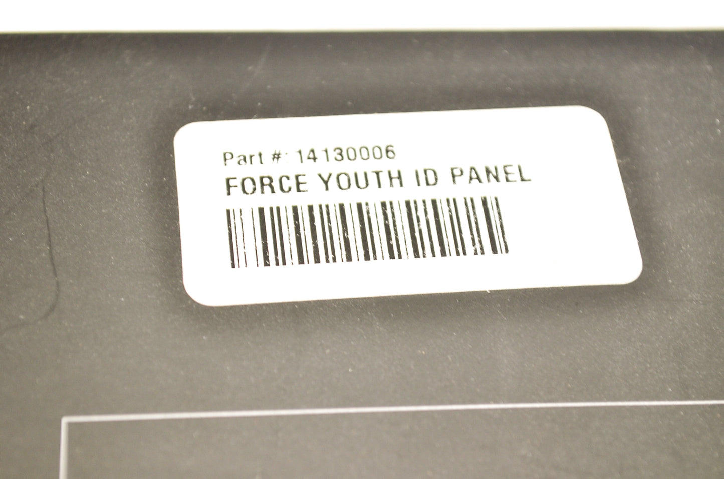 Thor 1413-00-06 Youth Force Protector Number plate Kit NOS