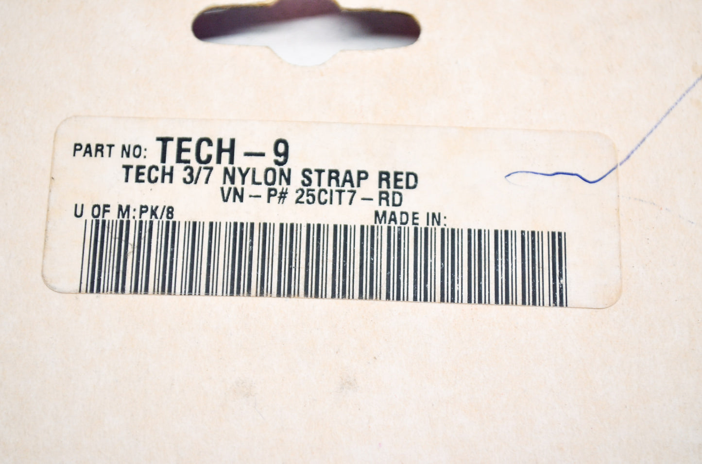 New Alpinestars 3/7 Red Nylon Strap Kit NOS