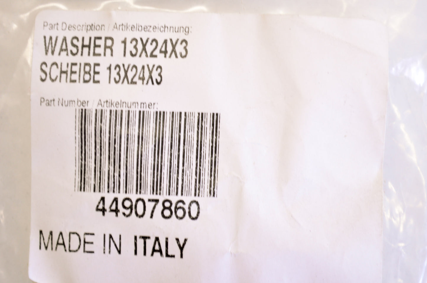 Washer 13x24x3 96-98 125 LC2 & 97-98 125 Sting 80/100 NOS