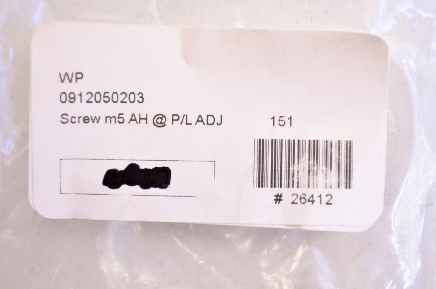 OEM KTM 0912050203, 14460042 Allen Head Screw 5x20 NOS