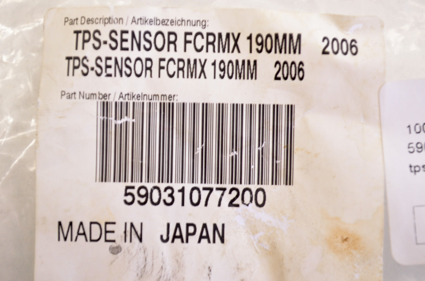 NEW OEM KTM Throttle Position Sensor TPS 05-12 250 450 530 XC SX-F XC-W EXC 5903