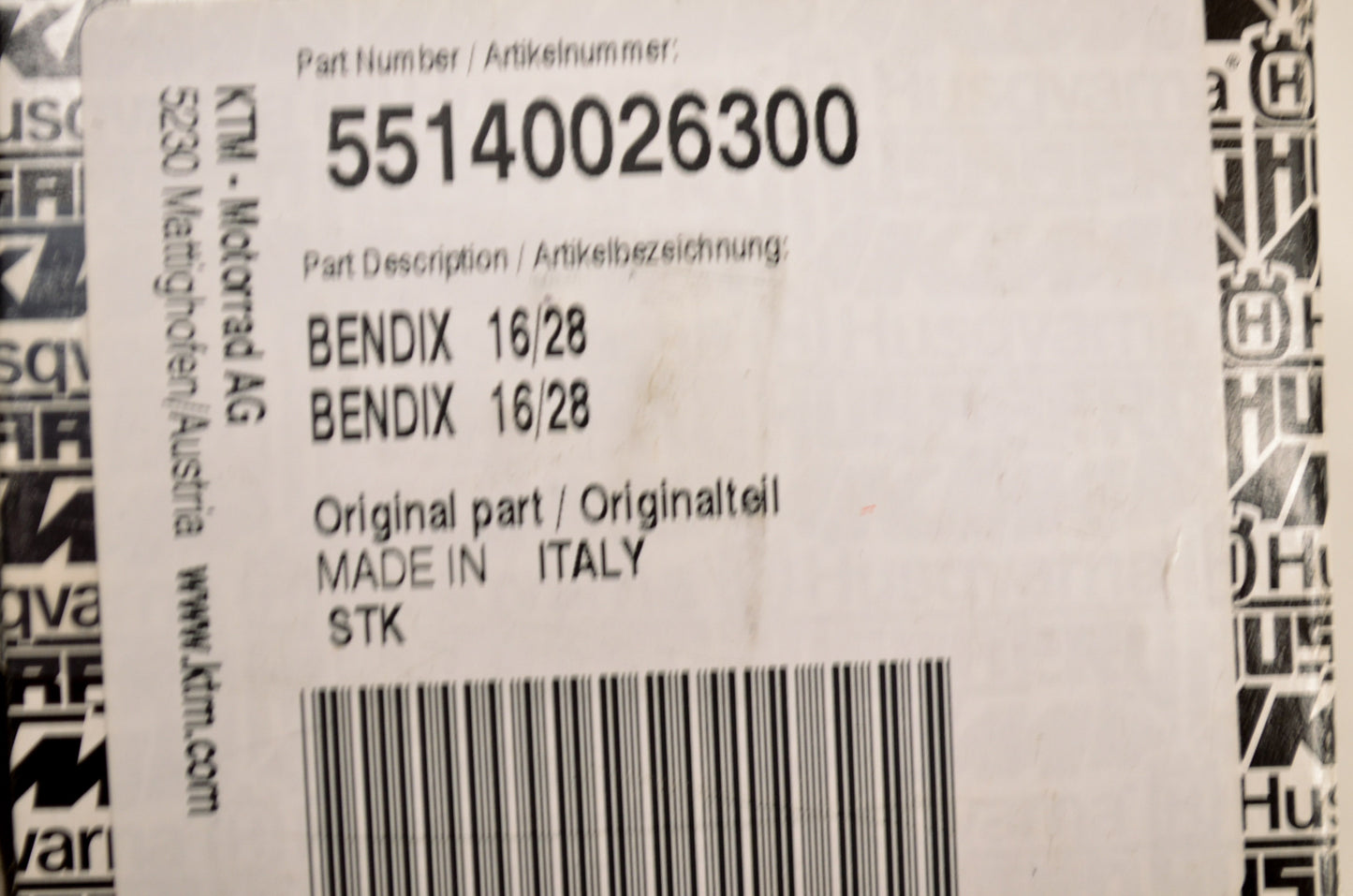 Electric Starter Bendix 15 250/300 XC-W & 15 Freeride 250. NOS