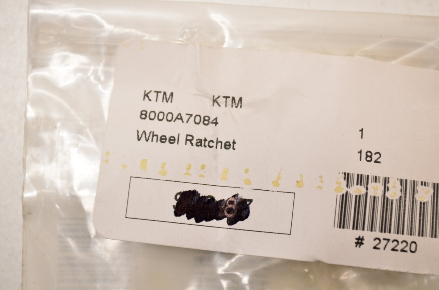 OEM KTM 8000A7084 Husqvarna Wheel Ratchet NOS