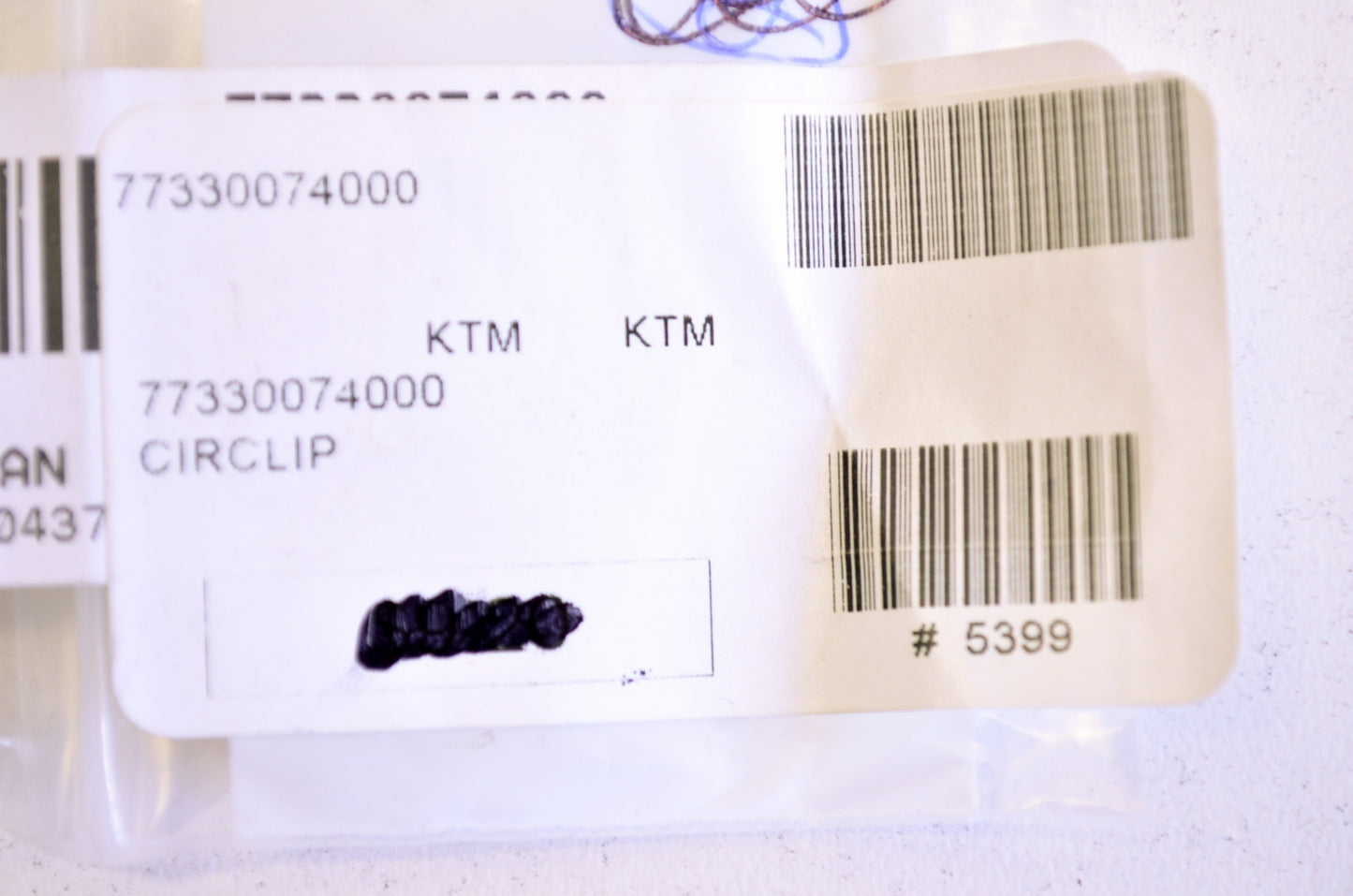 OEM KTM 77330074000 Circlip