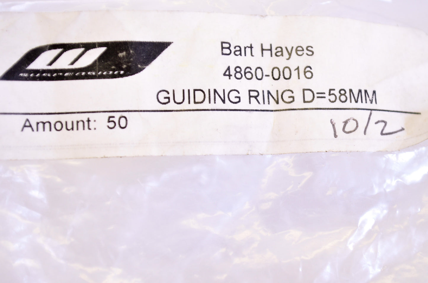 OEM KTM 48600016 Guiding Ring D=58mm NOS