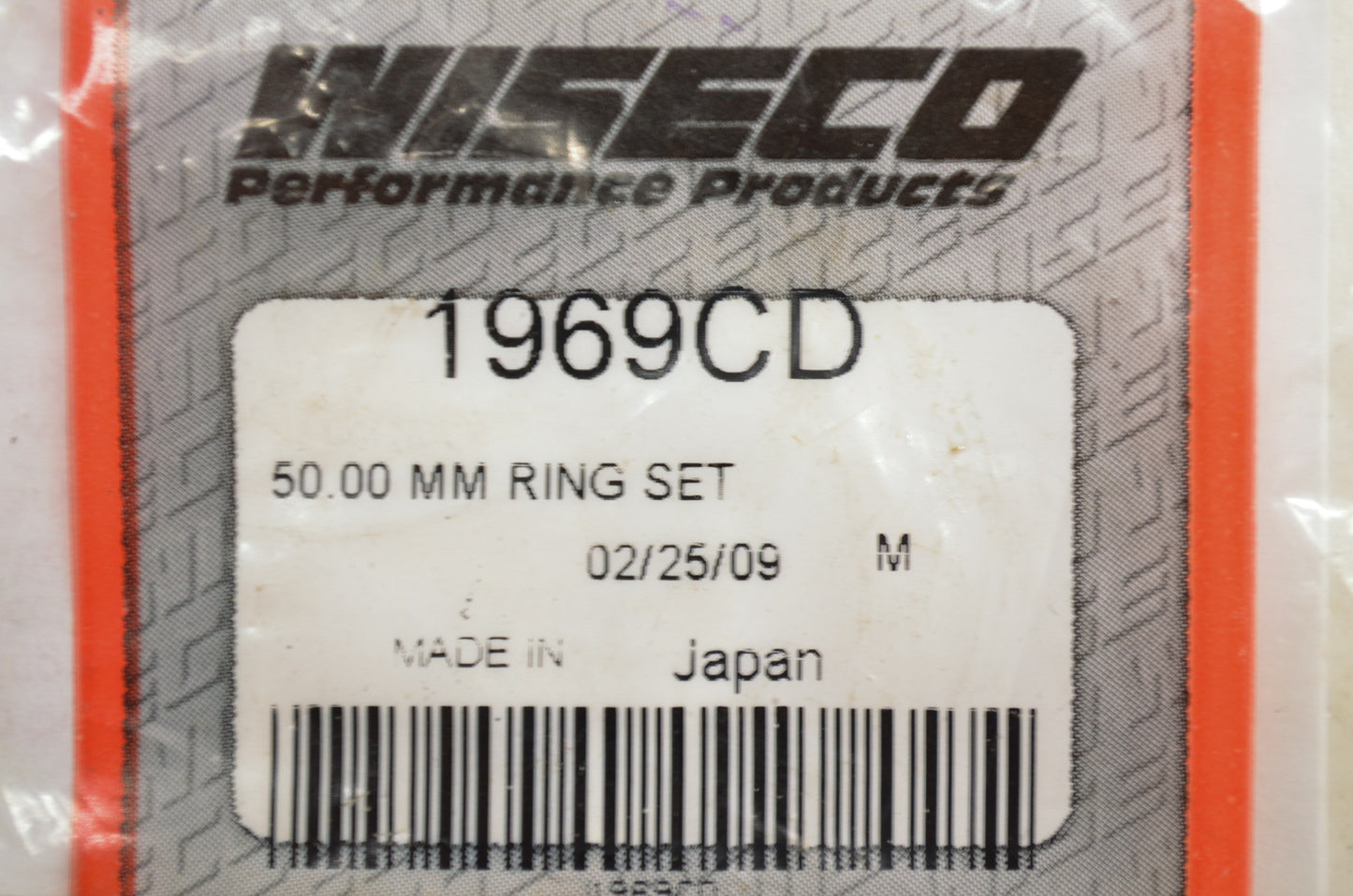New Wiseco 50mm Piston Ring Kit NOS