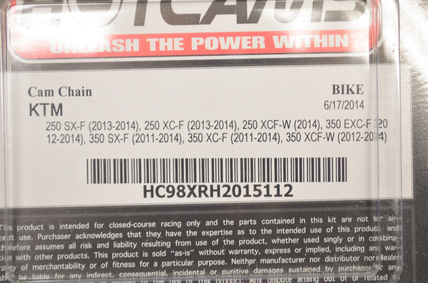 Hot Cams HC98XRH2015112, 09250823 Cam Chain KTM NOS