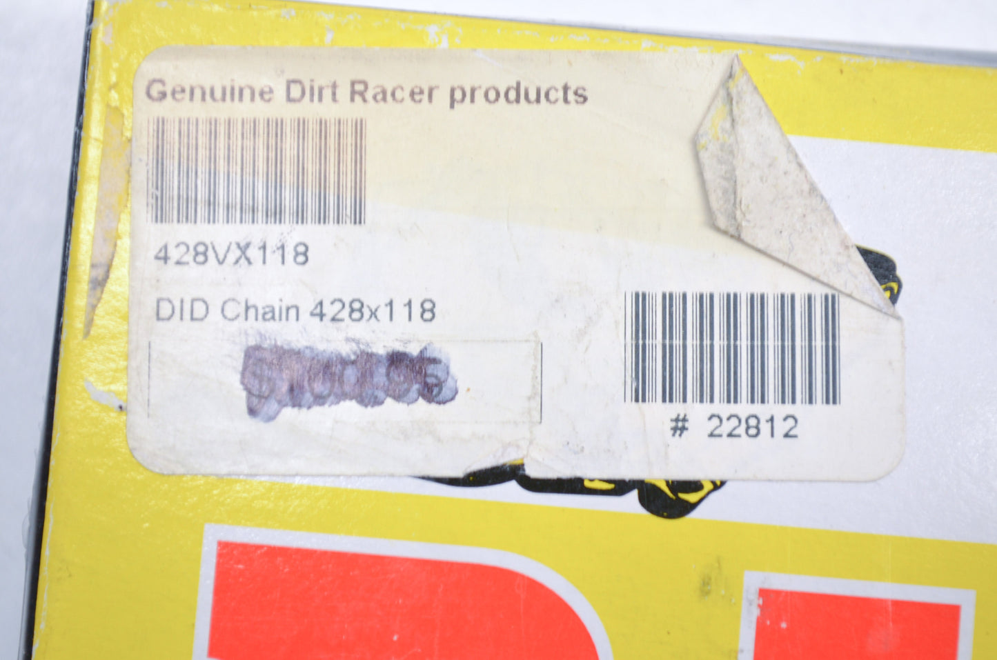 DID 428VX118 Chain 428x118, 118FB Links NOS