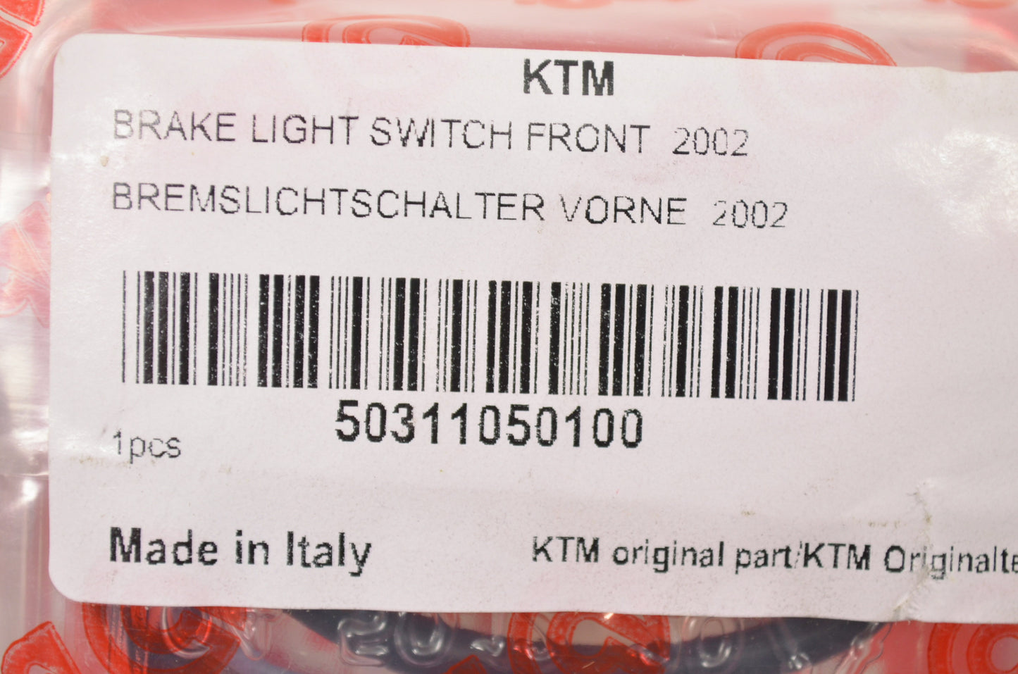 New Brembo KTM Front Brake Light Switch NOS